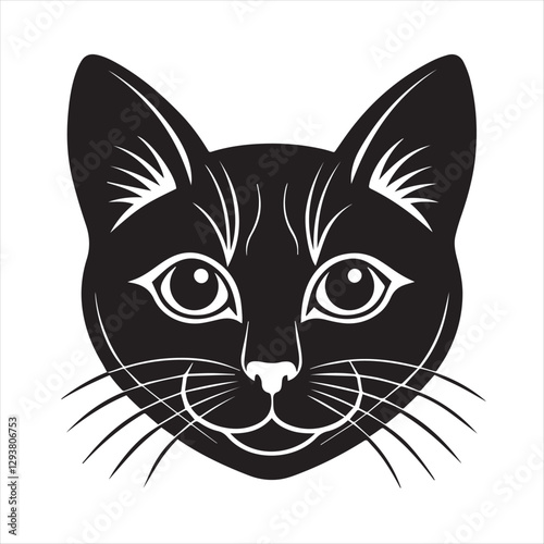 cute cat head