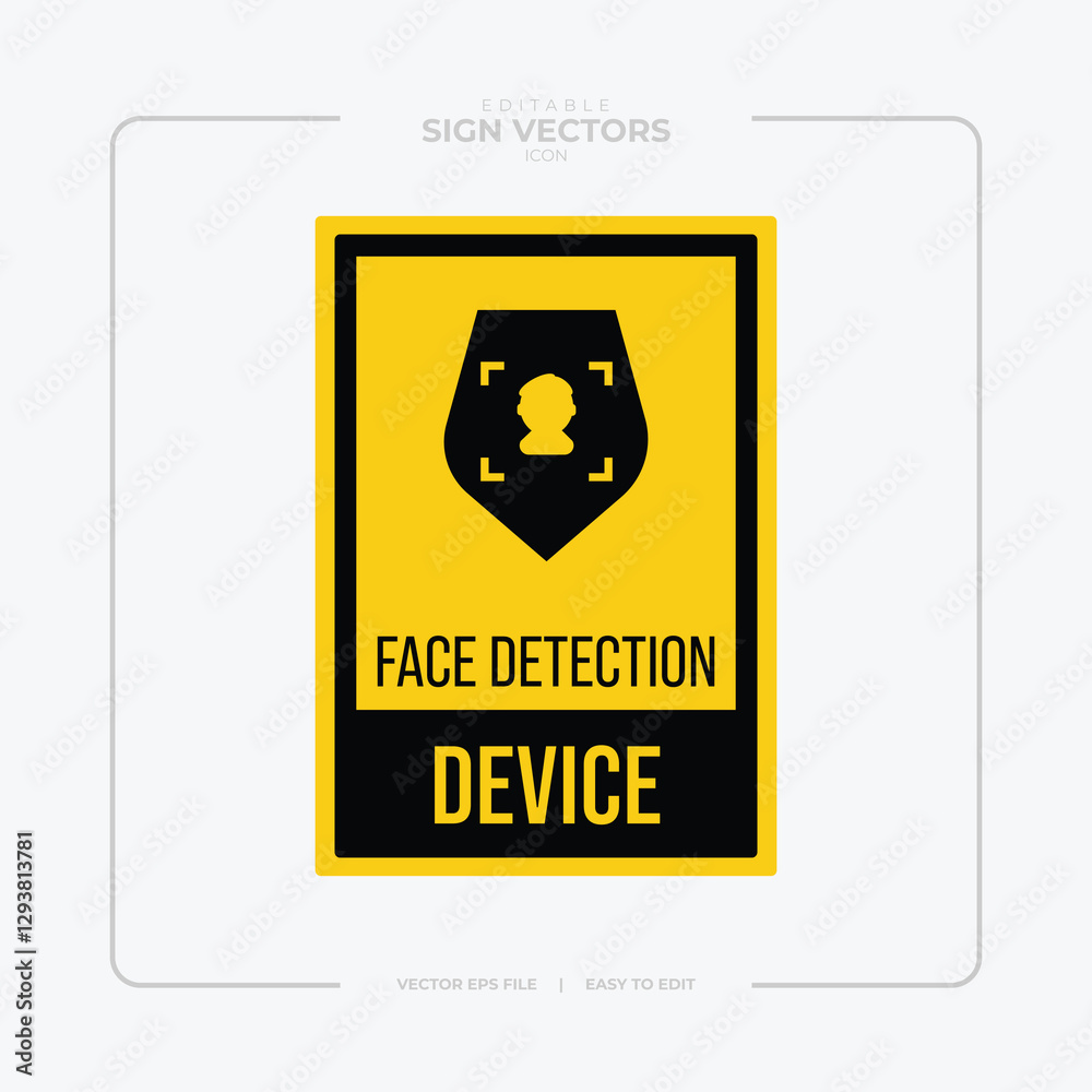 Obraz premium Y-FACE DETECTION-2