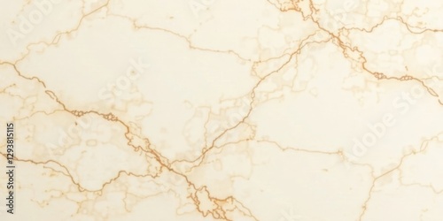 High-Resolution Image of Elegant Creamy White Marble with Delicate Brown Veining, Ideal for Design Projects and Backgrounds