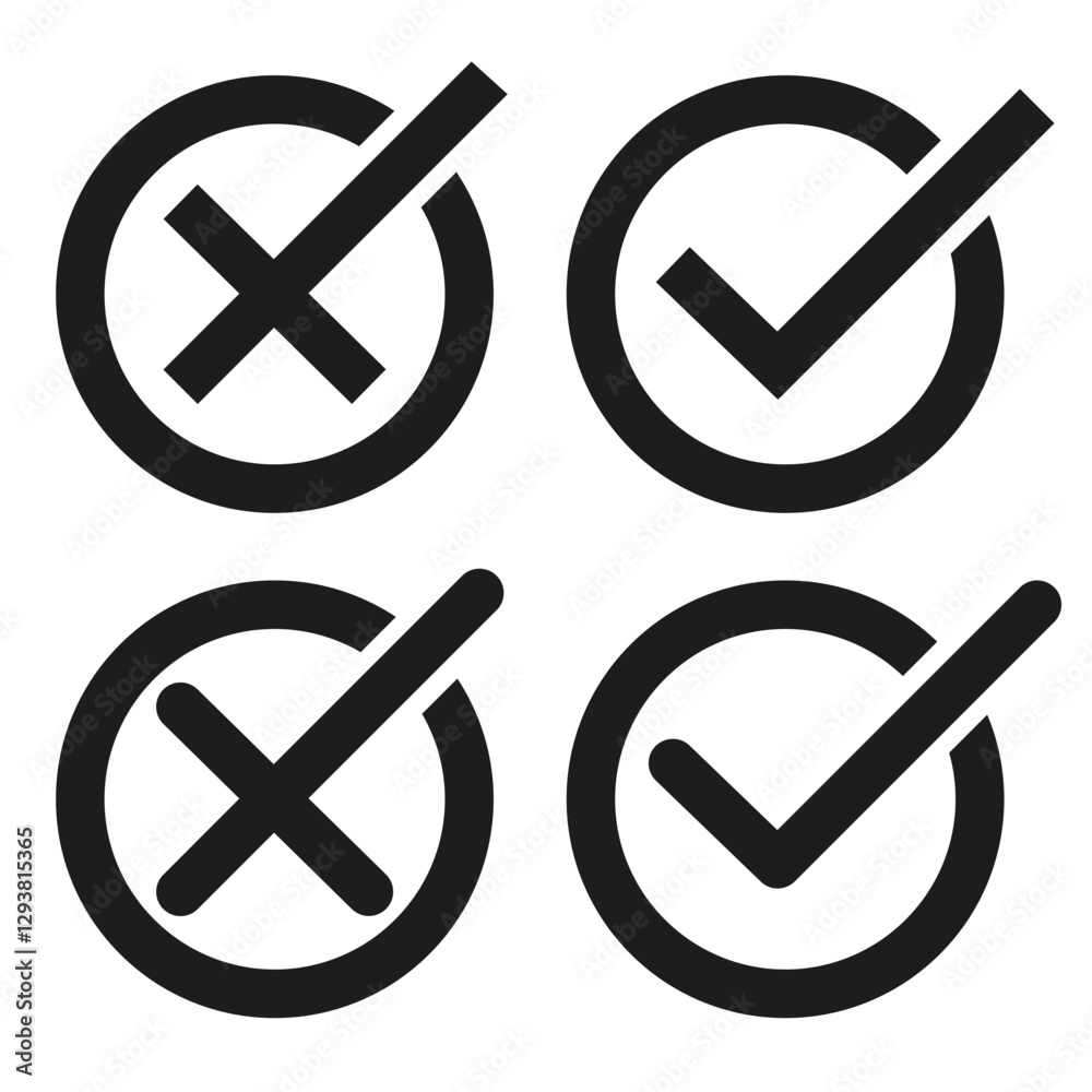 Approved confirmation symbol. Check mark sign. Check mark icon. Check mark set. Approved confirmation symbol. Check mark sign. Check mark icon. Check mark set.
