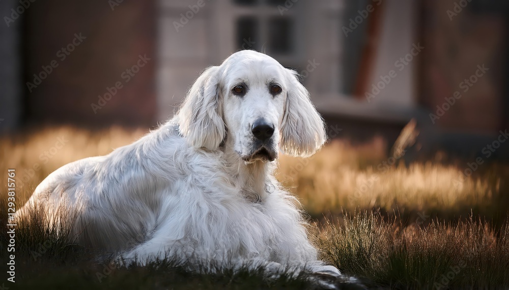 Charming Irish Setter Pose, Radiating Playful Energy in a Lush Green Landscape, Capturing the Boundless Spirit of Mans Best Friend Amidst Natures Majesty Charming Irish Setter Pose, Radiating Playful Energy in a Lush Green Landscape, Capturing the Boundless Spirit of Mans Best Friend Amidst Natures Majesty