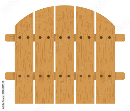 Wooden Fence - Rustic Picket Fence for Garden and Farm