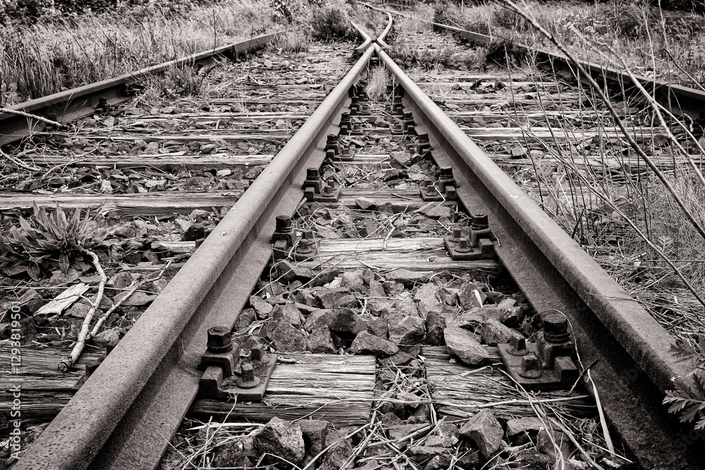 stillgelegte Bahngleise