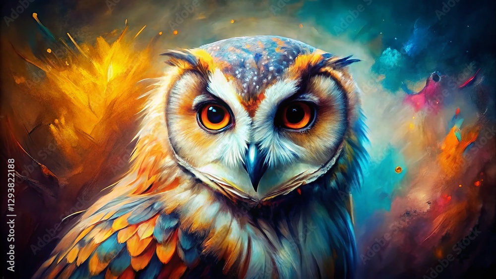 Abstract Owl Gradient: A Surreal Documentary Photography Study Abstract Owl Gradient: A Surreal Documentary Photography Study