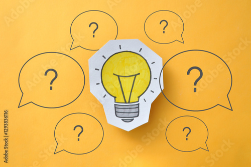 a lot of questions and.one light bulb in your hand. Search for creative solutions to issues