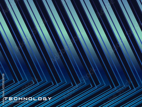 Premium background design with diagonal dark blue stripes pattern. Vector horizontal template for digital luxury business banner, tech, invitation, luxury voucher, prestigious gift certificate, etc.