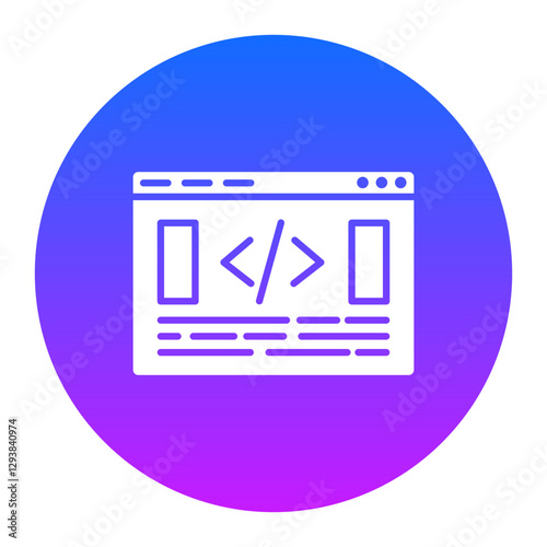 Website Coding Icon