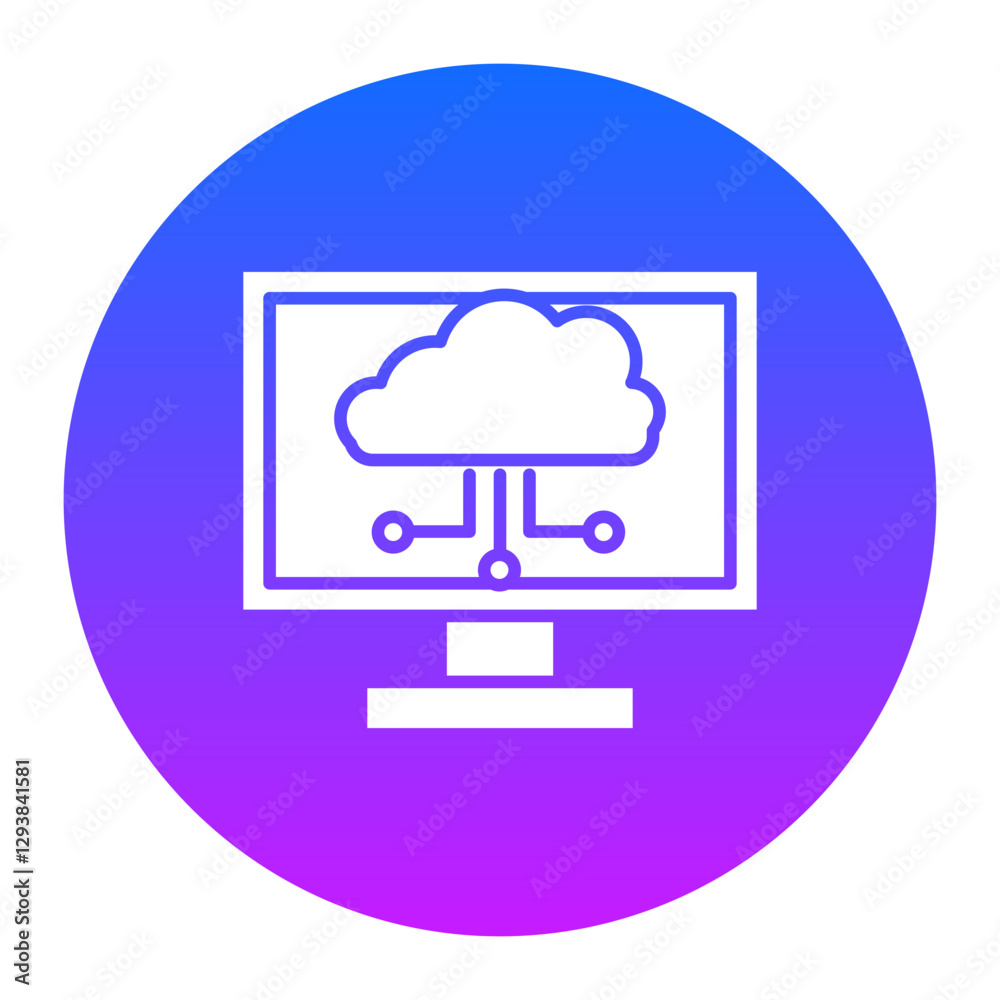 Cloud Computing Icon Cloud Computing Icon