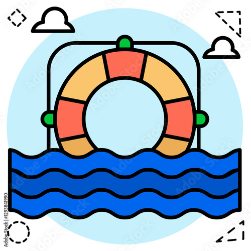 Premium download icon of lifebuoy