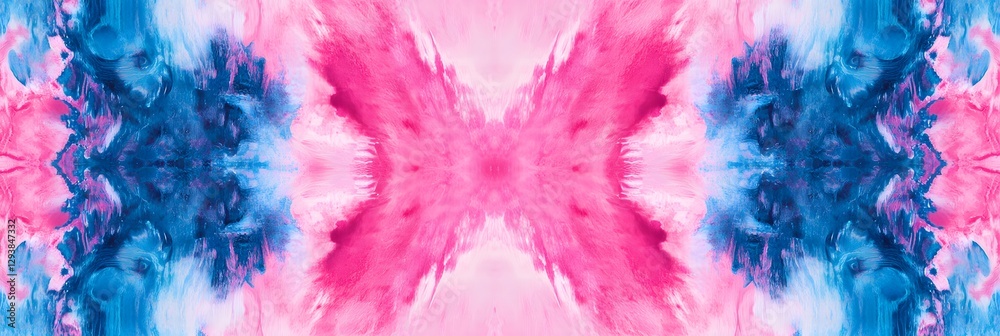 Pink and Blue Tie-Dye Abstract Pattern Pink and Blue Tie-Dye Abstract Pattern