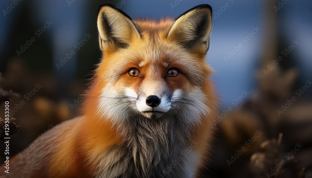 Red Fox Boldly Striking in Winter Forest Majestic Wildlife Amidst SnowCovered Trees, Radiating a Fiery Spirit and Embracing the Frosty Landscape. Red Fox Boldly Striking in Winter Forest Majestic Wildlife Amidst SnowCovered Trees, Radiating a Fiery Spirit and Embracing the Frosty Landscape.