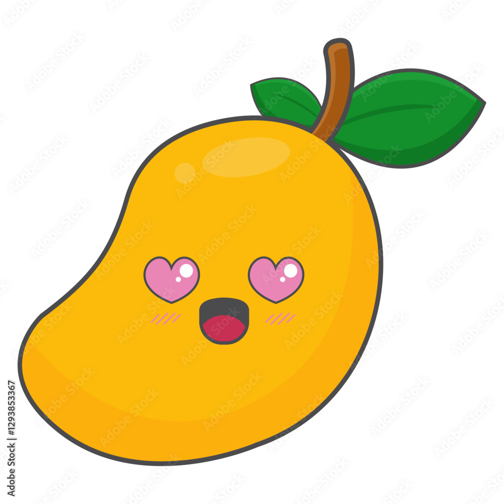 Obraz premium Cute Mango Character