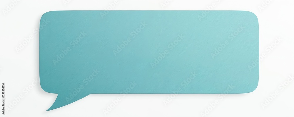 Blue paper speech bubble on white background with copy space. Chat balloon png. Communication concept. Comment sign, place for message or banner, dialog, discussion and conversation. Clean design. Blue paper speech bubble on white background with copy space. Chat balloon png. Communication concept. Comment sign, place for message or banner, dialog, discussion and conversation. Clean design.