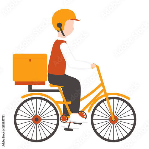 Courier and Delivery Package Illustration