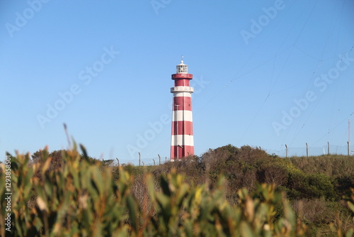farol brasileiro mais ao sul, na praia barra do chuí, em santa vitória do palmar, rio grande do sul 