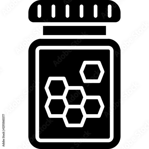 Honey Jar Bottle Icon
