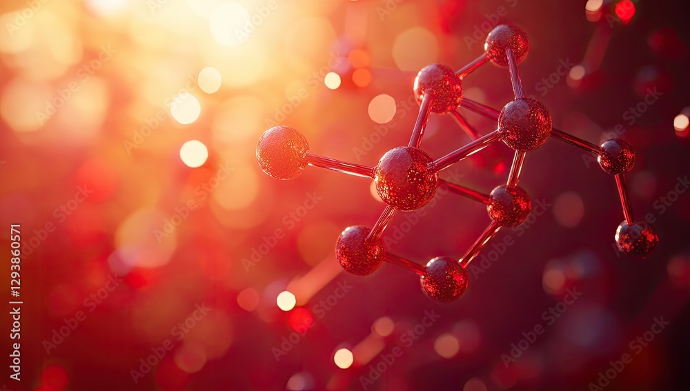 Molecular Structure in Sunset Light Molecular Structure in Sunset Light