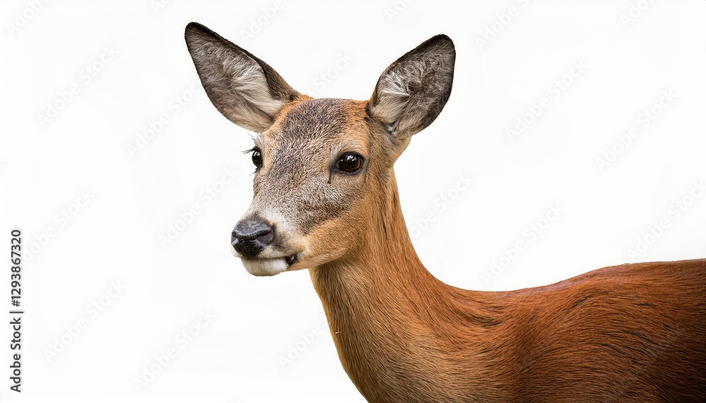 Transparent Background Roe Deer Portrait Majestic Roebuck in Soft Autumnal Lighting, Striking Detail on a Blurred Forest Backdrop, Perfect for Wildlife Artwork or Decor. Transparent Background Roe Deer Portrait Majestic Roebuck in Soft Autumnal Lighting, Striking Detail on a Blurred Forest Backdrop, Perfect for Wildlife Artwork or Decor.