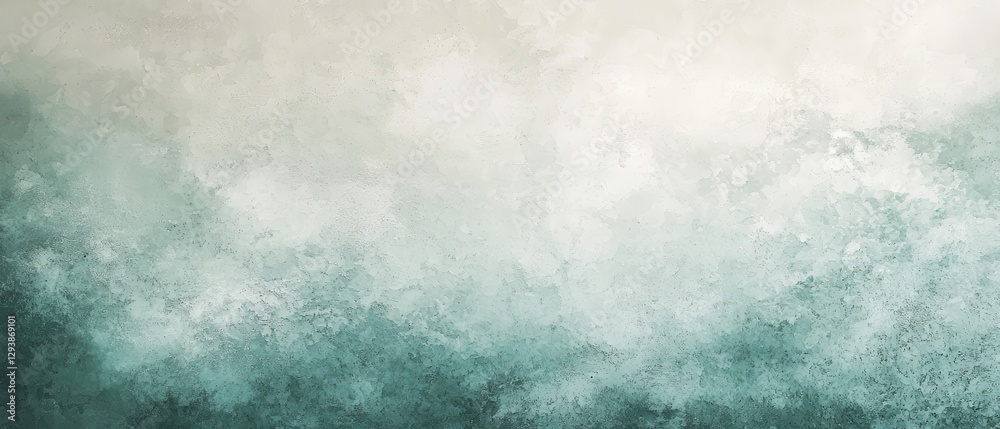 Fototapeta premium A soft gradient of beige gradually transitions into a gentle light green canvas, creating an ethereal and dreamy backdrop. 