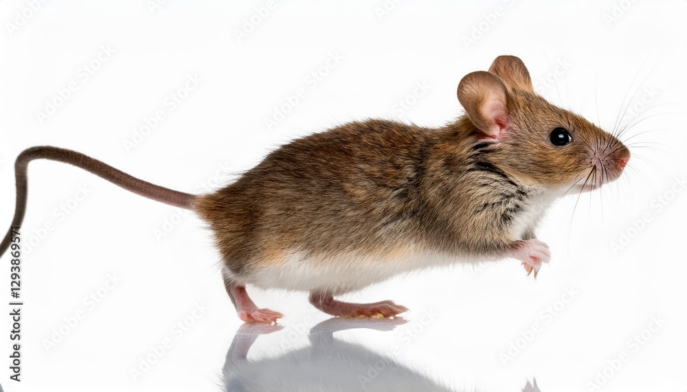 Agile Rodent Sprinting Across White Backdrop, Showcasing Grace and Energy in High Contrast Black and White Scene, Perfect for Digital Art, Home Decor, or Design Inspiration. Agile Rodent Sprinting Across White Backdrop, Showcasing Grace and Energy in High Contrast Black and White Scene, Perfect for Digital Art, Home Decor, or Design Inspiration.