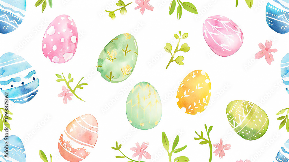 easter eggs watercolor texture easter eggs watercolor texture