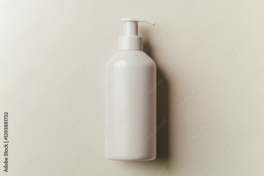 Minimalist bottle design showcases smooth curves and clean lines Minimalist bottle design showcases smooth curves and clean lines