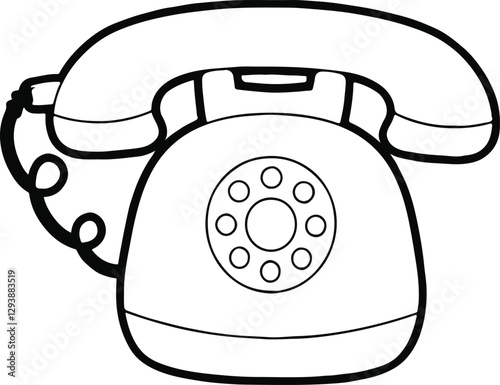 How to draw a Telephone