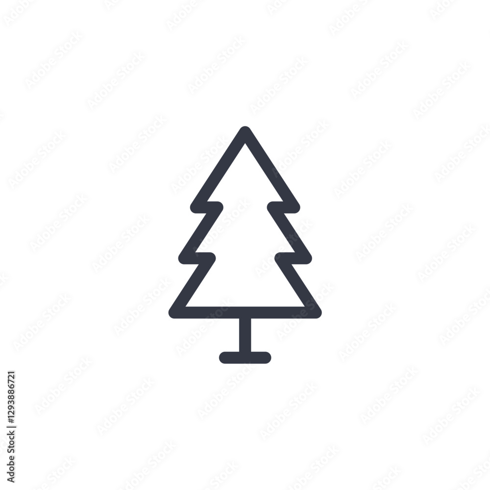 tree icon symbol vector sign isolated on white background illustration for graphic and web design tree icon symbol vector sign isolated on white background illustration for graphic and web design