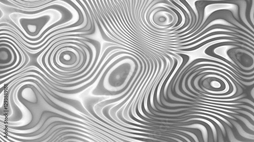 Animated halftone spiral background. Hypnotic screensaver. Chaotic labyrinth rotating in circle. Energy flows. Geolocation on  map. Intro for technology, business, presentations, social media. 4k