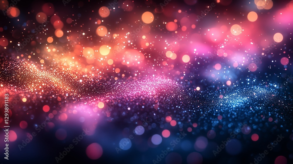 Stunning Bokeh Lights in Colorful Glow Stunning Bokeh Lights in Colorful Glow