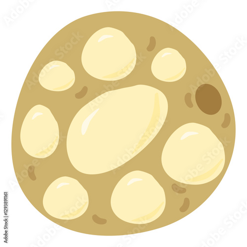 Adipocyte biege colored icon