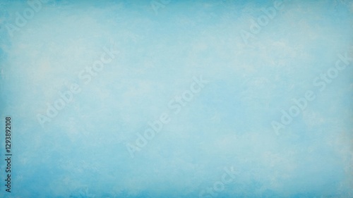 Soft Blue Sky with White Clouds Abstract Background