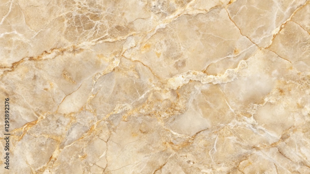 Elegant Beige Marble Texture with Subtle Veins and Patterns