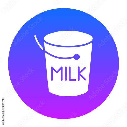 Milk Bucket Icon