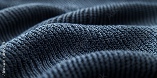 Wallpaper Mural Close-Up of 3D Rendered Sweater Fabric with Textured Patterns Torontodigital.ca