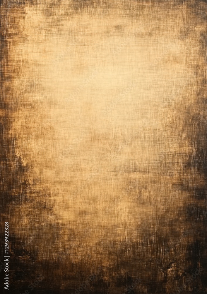 Naklejka premium Textured backdrop with a gradient from bright amber at the center to dark brown around the edges