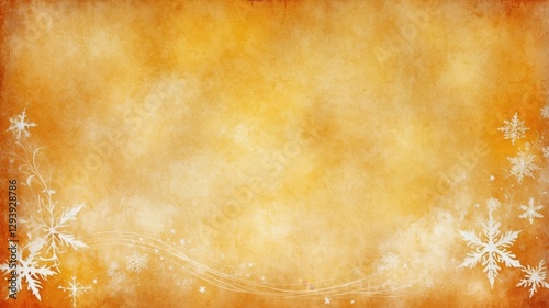 Elegant Vintage Golden Christmas Background with Festive Charm