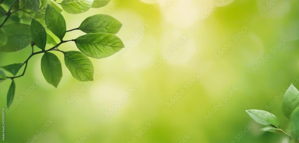 banners with a bright leaf bokeh background, adding a touch of lively and positive spirit to your promotional materials. banners with a bright leaf bokeh background, adding a touch of lively and positive spirit to your promotional materials.