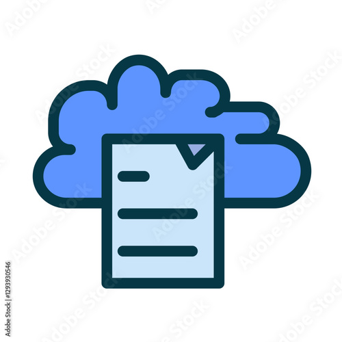 Cloud document icon