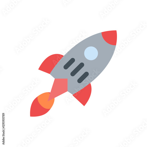 Startup launch rocket icon
