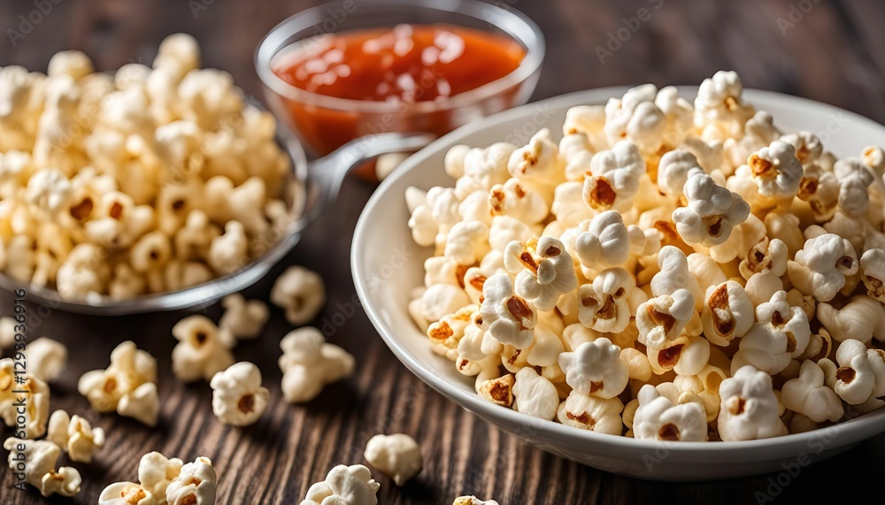 Bowl of Buttery Popcorn Bowl of Buttery Popcorn