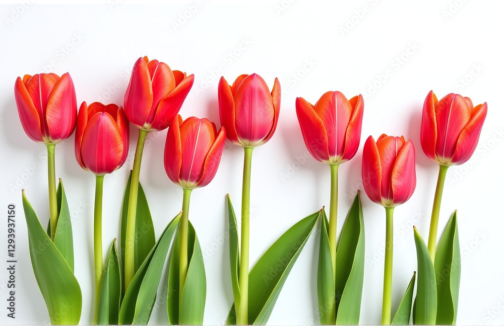 Vibrant Tulip Petals Pop Against A Clean White Backdrop Creating A Visually Appealing And Uplifting Scene Overall Always. Vibrant Tulip Petals Pop Against A Clean White Backdrop Creating A Visually Appealing And Uplifting Scene Overall Always.