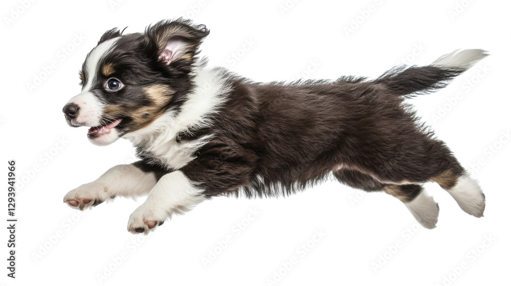 border collie puppy isolated on white background border collie puppy isolated on white background