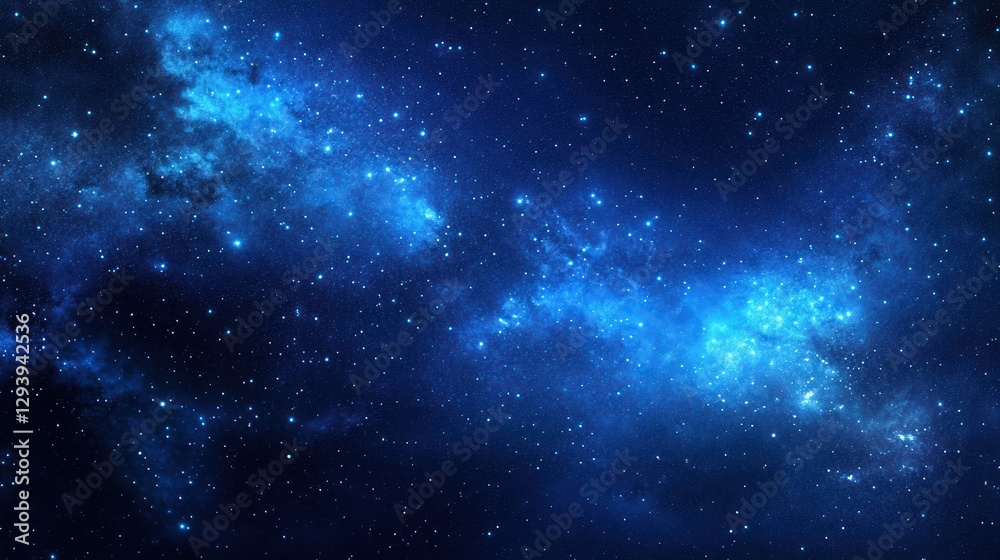 Naklejka premium Deep Space Nebula, Cosmic Clouds, Starry Night Sky, Background image, Stock Photo