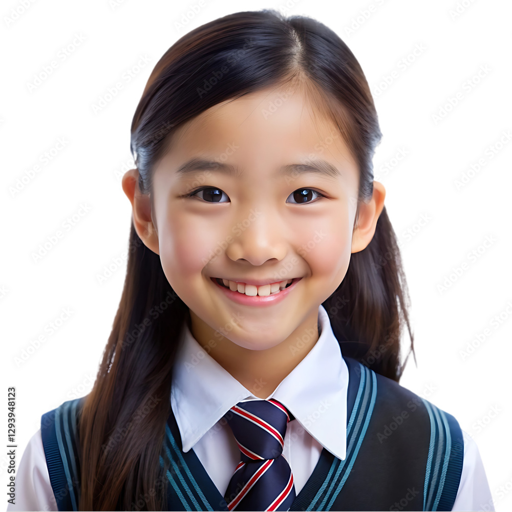 Portrait of beautiful asian girl smiling on school Portrait of beautiful asian girl smiling on school