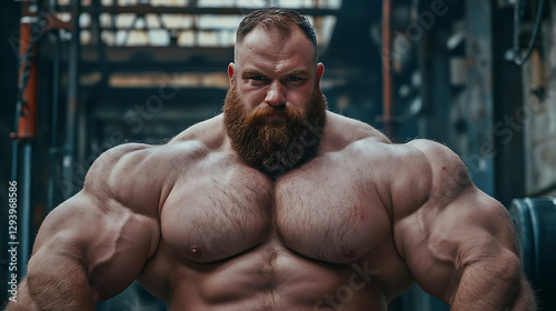 muscular male bodybuilder