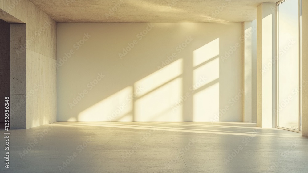 Bright and Minimalist Interior Space with Natural Light Effects Bright and Minimalist Interior Space with Natural Light Effects