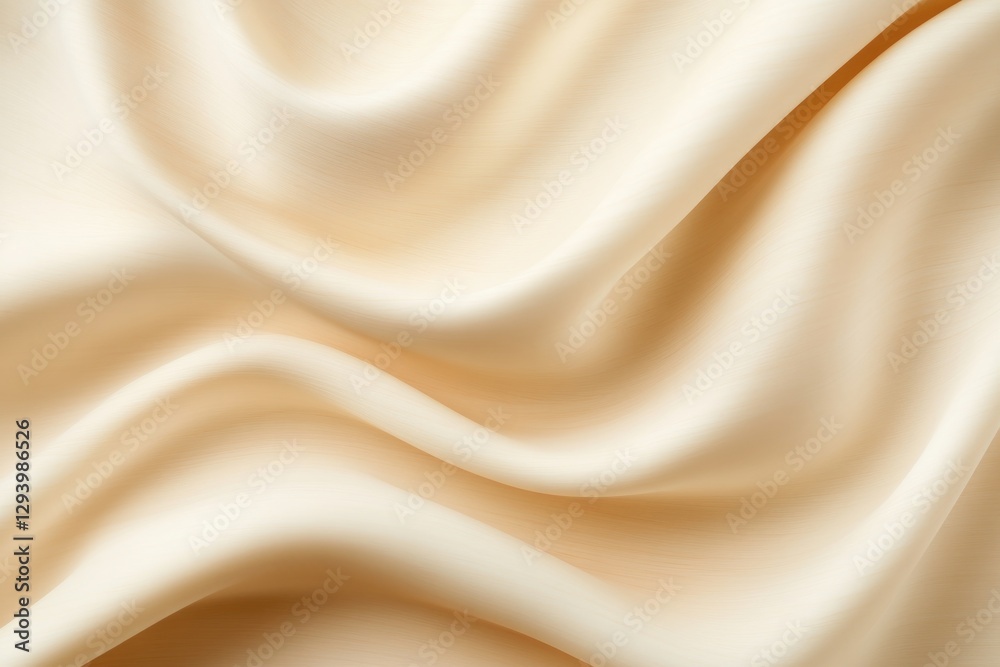 Fototapeta premium Soft, luxurious fabric with delicate folds creating an elegant,