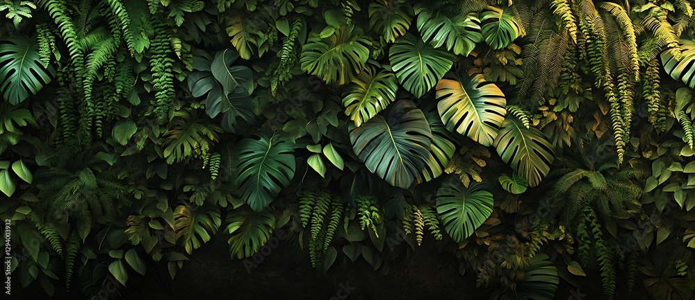 custom made wallpaper toronto digitalfern in the forest green grass in the forest green leaves background