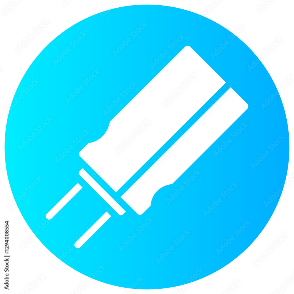 capacitor vector round glyph icon capacitor vector round glyph icon